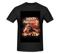 Amon Amarth T-Shirt à Manches Courtes et col Rond pour Homme, en Coton, à la Mode, pour l'entraînement et Le Sport