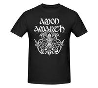 Amon Amarth T-Shirt à Manches Courtes et col Rond pour Homme, en Coton, à la Mode, pour l'entraînement et Le Sport