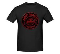 Amon Amarth T-Shirt à Manches Courtes et col Rond pour Homme, en Coton, à la Mode, pour l'entraînement et Le Sport