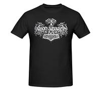 Amon Amarth T-Shirt à Manches Courtes et col Rond pour Homme, en Coton, à la Mode, pour l'entraînement et Le Sport