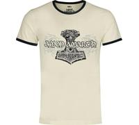 Amon Amarth Thorhammer Unisexe T-Shirt Ringer Blanc cassé 100% Coton Regular/Coupe Standard