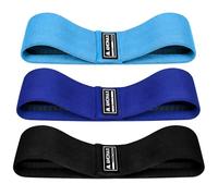 Amonax Bandes de fitness pour femmes - Kit de résistance pour les fesses - Bande de résistance - Exercices de squat - Appareil de perte de poids pour la maison - Équipement de sport - Équipement de