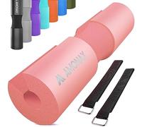 Amonax Barbell Squat Pad manchon mousse à Squat en Mousse Support de Nuque & Epaules Protection pour Squats Lunges, Hip Thrusts, Haltérophilie, coussin d'haltères, coussin squat (Rosa Corallo)