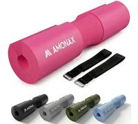 Amonax Barbell Squat Pad manchon mousse à Squat en Mousse Support de Nuque & Epaules Protection pour Squats Lunges, Hip Thrusts, Haltérophilie, coussin d'haltères, coussin squat (Rose)