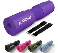Amonax Barbell Squat Pad manchon mousse à Squat en Mousse Support de Nuque & Epaules Protection pour Squats Lunges, Hip Thrusts, Haltérophilie, coussin d'haltères, coussin squat (Violette)