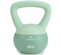 Amonax Ensemble de kettlebells de 4 kg, 6 kg, 8 kg, 10 kg, pour homme et femme, avec poignée ergonomique antidérapante, poids pour entraînement de force complet du corps