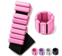 Amonax Ensemble De Poids Cheville, Fitness Poids Poignet Pour Femmes Et Hommes, Paire De 1kg Pour Leste Musculation, Poids Pilates Poids De Natation, Leste Cheville (Rose - 0,5kg x 2)