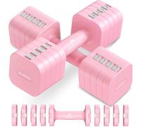 Amonax Haltères Réglables 5 En 1, Kit De Poids 1kg/2kg/3kg/4kg/5kg, Alteres Musculation Femme Et Homme, Dumbbell Set Compact Pour Entraînement De Force, Fitness Et Poids Musculation à La Maison