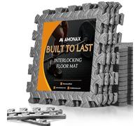 Amonax Tapis De Sport De Sol Tapis Mousse Eva, Tapis De Sol pour Piscine Tapis De Gymnastique Dalle Garage, Tatami Puzzle Protection Sol pour Enfants, Tapis De Fitness Accessoire Musculation Home Gym