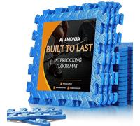 Amonax Tapis De Sport De Sol Tapis Mousse Eva, Tapis De Sol pour Piscine Tapis De Gymnastique Dalle Garage, Tatami Puzzle Protection Sol pour Enfants, Tapis De Fitness Accessoire Musculation Home Gym