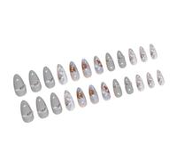 Amond Press Sur Les Gradients De Ongles Faux Bâton Sur 12 Tailles 24 Pc