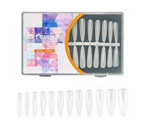 Amond/Stilettos Faux Nails Tips Pré-fichier Couvertures Complètes Presse Sur Les Clous Faire Tremper Gel Faux Ongles Conseil Pour Les Extensions Clous