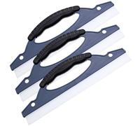 AMONENZ 3 Pièces Raclette Vitre Voiture 31 cm, Raclettes de Douche avec Poignée en Arc, Amovible Raclette Salle de Bain, Suspendre Douche Raclettes Nettoyeur, pour Portes Verre, Carrelage, Fenêtres