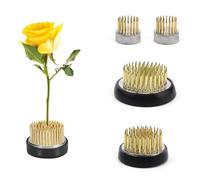 AMONENZ 4 Pièces Cuivre Ikebana Hérisson, 3 Tailles D23*2+D34+D46 Support pour Arrangement Floral Rond, Fleur Grenouille, Outil de Composition Florale, pour Maison, Jardin, Hôtel