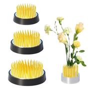 AMONENZ 4 Pièces Cuivre Ikebana Hérisson, 4 Tailles D23+D34+D40+D46 Florale Fixe Outil Arrangement, Fleur Grenouille en Acier Inoxydable, pour Maison, Fleuriste, Bureau