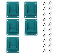 AMONENZ 5 Pièces Bleu Porte Outils Mural, Porte Outil Comprend Vis et Bouchons ÉtanchéIté, Support de Machine, pour Bosch 14,4v/18v Outils Électriques
