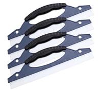 AMONENZ Raclette Vitre Voiture avec Poignée en Arc, 4 Pièces Raclettes de Douche 31 cm, Amovible Raclette Salle de Bain, Suspendre Douche Raclettes Nettoyeur, pour Portes Verre, Carrelage, Fenêtres