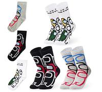 Among Us Chaussettes Enfants et Ado, Pack de 3 Décontracté Chaussettes Fantaisie, Gaming Merchandise, Idee Cadeau Garçon (35-39 EU)