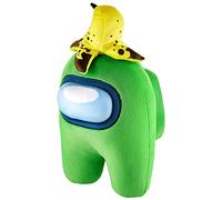 Among Us Huggable Plush Series 2 Vert avec banane 30 cm de hauteur (AU7208-A)