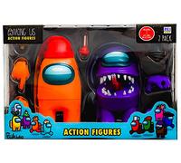 Among Us P.M.I - Lot de 2 Figurines d'action (S1) (Random) (AU6015)