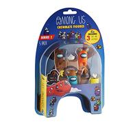 Among Us Pack de 5 Figurines Crewmate avec Accessoires - Série 2 (Set 1)