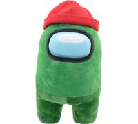Among Us Peluche officielle Green + Beanie 30 cm