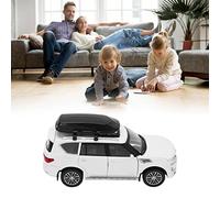 AMONIDA 1/32 Modèle de Voiture en Alliage moulé sous Pression avec Lumière Sonore Portes Ouvrantes Capot Coffre Tirez vers L'arrière pour Garçons Filles (White)