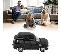 AMONIDA 1/32 Modèle de Voiture en Alliage moulé sous Pression avec Lumière Sonore Portes Ouvrantes Capot Coffre Tirez vers L'arrière pour Garçons Filles (Black)