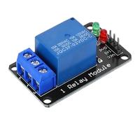AMONIDA 1 Module de Relais Accessoires de Contrôle électronique avec Indicateur LED pour MCU PLC Smart Home VCC Système d'alimentation 3,3 V Tableau Noir pour Domaine Industriel