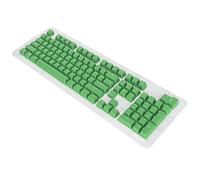 AMONIDA 106 Touches Keycaps OEM Hauteur Attrayante Deux Couleurs Injection Opaque Keycaps pour Claviers Mécaniques Matériau ABS Durable 106 Touches (Fromage Vert Lettrage Blanc)