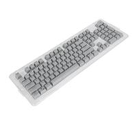 AMONIDA 106 Touches Keycaps OEM Hauteur Attrayante Deux Couleurs Injection Opaque Keycaps pour Claviers Mécaniques Matériau ABS Durable 106 Touches (caractères Noirs Gris Clair)
