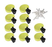 AMONIDA Abreuvoir Automatique pour Oiseaux, Grande capacité, Bol à Boire Durable pour Poulets, Canards, Pigeons, Ensemble de 10 Unités (6MM)