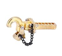 AMONIDA Accessoire de Crochet de Remorque en Métal pour Chenille SCX10 RC, Pièce de Rechange Durable et de Haute dureté pour Un Réalisme amélioré, Couleur Argent, 1 Pièce (Gold)