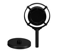 AMONIDA Accessoire de Microphone Rétro, Design Classique en Plastique Léger pour Le Plaisir du karaoké, Idéal pour Les Jeux de Simulation et Les Séances Photo, 1 unité (Black)