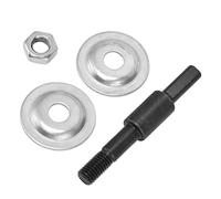 AMONIDA Adaptateur D'arbre de Forage Durable pour la Conversion D'outils, Rondelle 2 Pièces Incluse, Acier Inoxydable de Haute qualité, Idéal pour les Amateurs de Bricolage (Bielle à poignée en