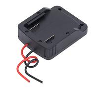 AMONIDA Adaptateur de Batterie au Lithium pour Batteries 18 V, Base de Chargeur ABS Durable pour Vélos électriques, Facile à Installer avec Une Longueur de Sortie de 14 Cm
