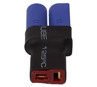 AMONIDA Adaptateur T vers EC5, Connecteur Durable pour Voitures RC, Avions, Bateaux, 2 Pièces, Taille Standard