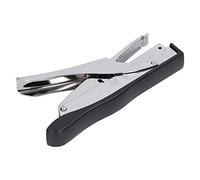 AMONIDA Agrafeuse à Main, Mini Agrafeuse Ergonomique et Durable pour Relier des Documents dans les Bureaux, les écoles et les Usines (BLACK)