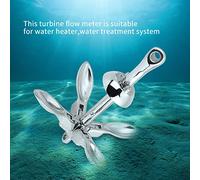 AMONIDA Ancre à Grappin Pliante, Ancre de Bateau en Acier Inoxydable de Haute qualité pour Yachts, Facile à Installer, 0,7 Kg, Robuste et Durable
