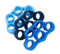AMONIDA Anneau de Traction de Doigt d'exercice de Doigt, renforcement de Doigt de Ceinture de résistance, extenseur d'anneau de Silicone pour la Force de Doigt d'exercice de Main