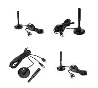 AMONIDA Antenne TV Numérique Fine et Légère 4K 1080P, Antenne HDTV Intérieure de 16,4 Pieds pour la Maison et Les Voyages