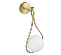 AMONIDA Applique Murale Dorée Goutte D'eau, éclairage Doux Moderne pour Salon, Chambre à Coucher, Allée, Escaliers