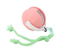 AMONIDA Balle Jouet Interactive pour Chat, Balle Intelligente à Lancer Automatique, d'évitement d'obstacles, Idéale pour Les Chats et Les Petits Chiens (Rose)