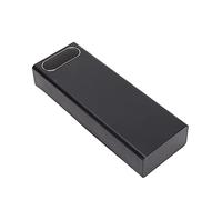 AMONIDA Banque de Chargeur de Batterie, Conception Compacte avec écran LCD pour Une Alimentation Mobile en Déplacement, Prend en Charge 20 Batteries (Black)