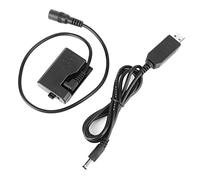 AMONIDA Batterie Factice de Décodage Complet USB vers ACK-E10 Solution d'alimentation Pratique pour Les Appareils Photo Rebel T3/T5/T6/T7/T100 Noir 1 unité