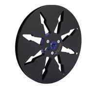 AMONIDA Bobine de Bande Vide Bobine de Réception D'enregistrement en Alliage D'aluminium Durable pour L'enregistrement Sonore NAGRA Studer 1/4in (BLACK)