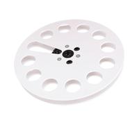 AMONIDA Bobine de Ruban Vide 1/4 de 7 Pouces, Bobine de Remplacement de Moyeu NAB, de Trou de Vent de 12 Trous pour Magnétophone à Ouverte, de Prise d'enregistrement Adaptée pour Studer, 7 Pouces