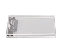 AMONIDA Boîtier de Disque Dur, Boîtier SSD Facile à Installer pour Disque Dur SATA 2,5 Pouces (Transparent)