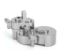AMONIDA Boîtier de Transmission RC en Alliage D'aluminium, Ensemble de Boîtiers pour Voiture GEN8 1/10, Couvercle de Boîte de Vitesses Durable (Silver)