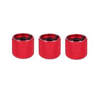 AMONIDA Boutons de Chapeau Haut de Forme pour Guitare électrique, en Alliage D'aluminium de qualité Supérieure, Boutons de Contrôle de tonalité de Volume pour Musiciens, Rouge, 0,71 Pouces, Paquet